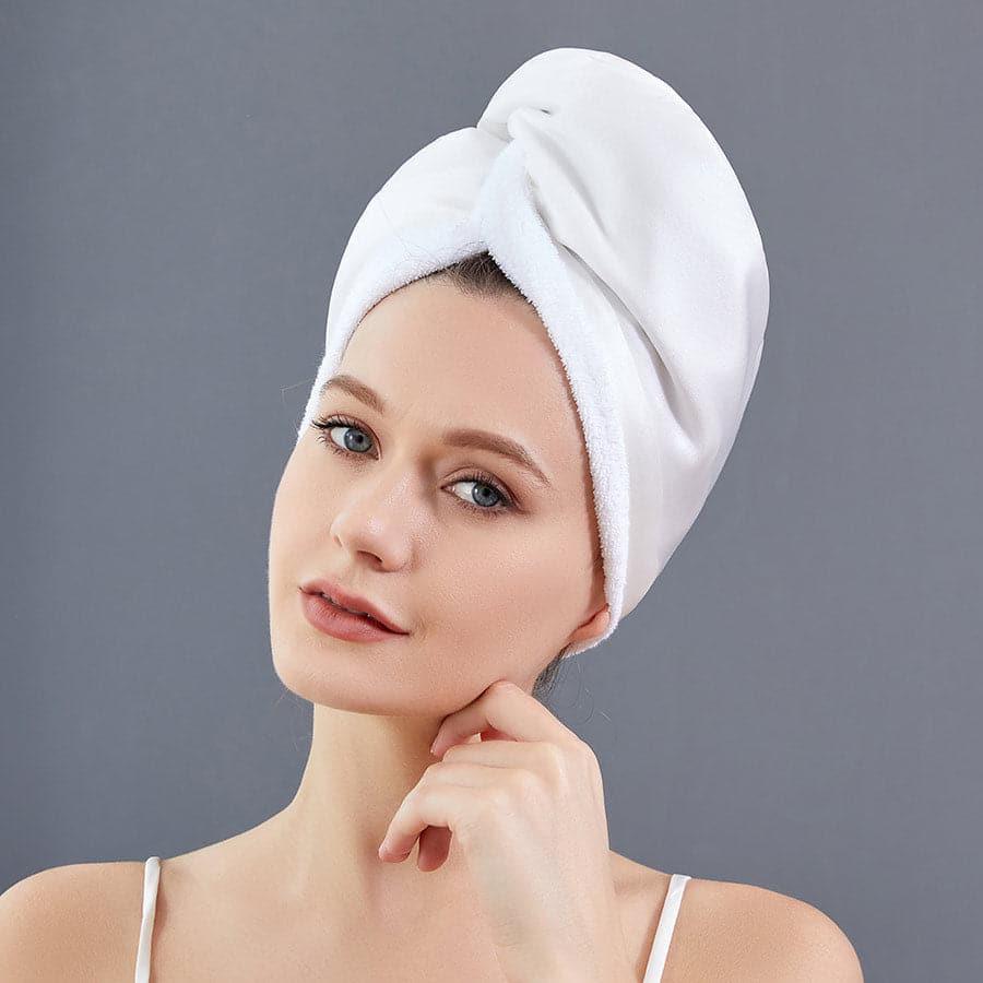 Silk Double-Sided Wear Hair-Drying Cap - Daisysilk